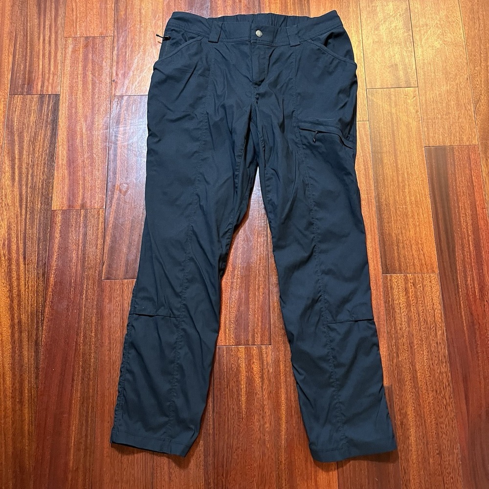 Dulluth Pants Womens 14/31 Performance Nylon Stretch Navy Dark Blue Pockets